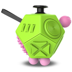 12-Side Fidget Cube for Stress Relief, Kids & Adults with ADHD, OCD, Autism