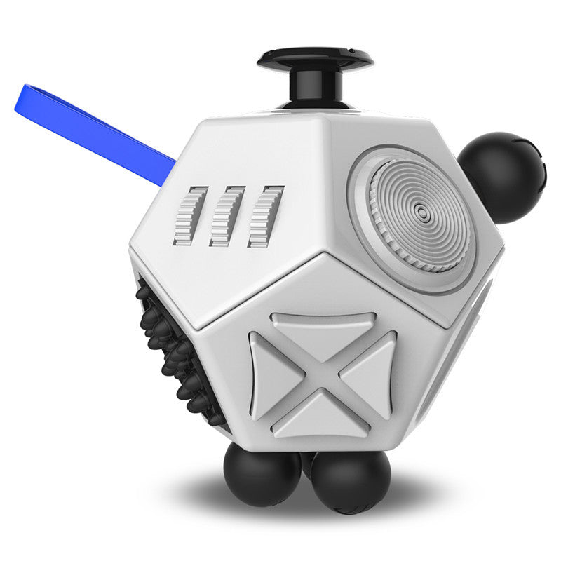12-Side Fidget Cube for Stress Relief, Kids & Adults with ADHD, OCD, Autism