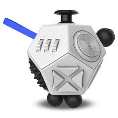 12-Side Fidget Cube for Stress Relief, Kids & Adults with ADHD, OCD, Autism