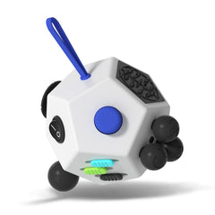 12-Side Fidget Cube for Stress Relief, Kids & Adults with ADHD, OCD, Autism