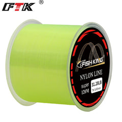 FTK Yellow Nylon Fishing Line 120M 12LB Monofilament Line Carp Tackle