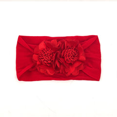 Wide Headband Flower Decor Hair Band for Baby Girls