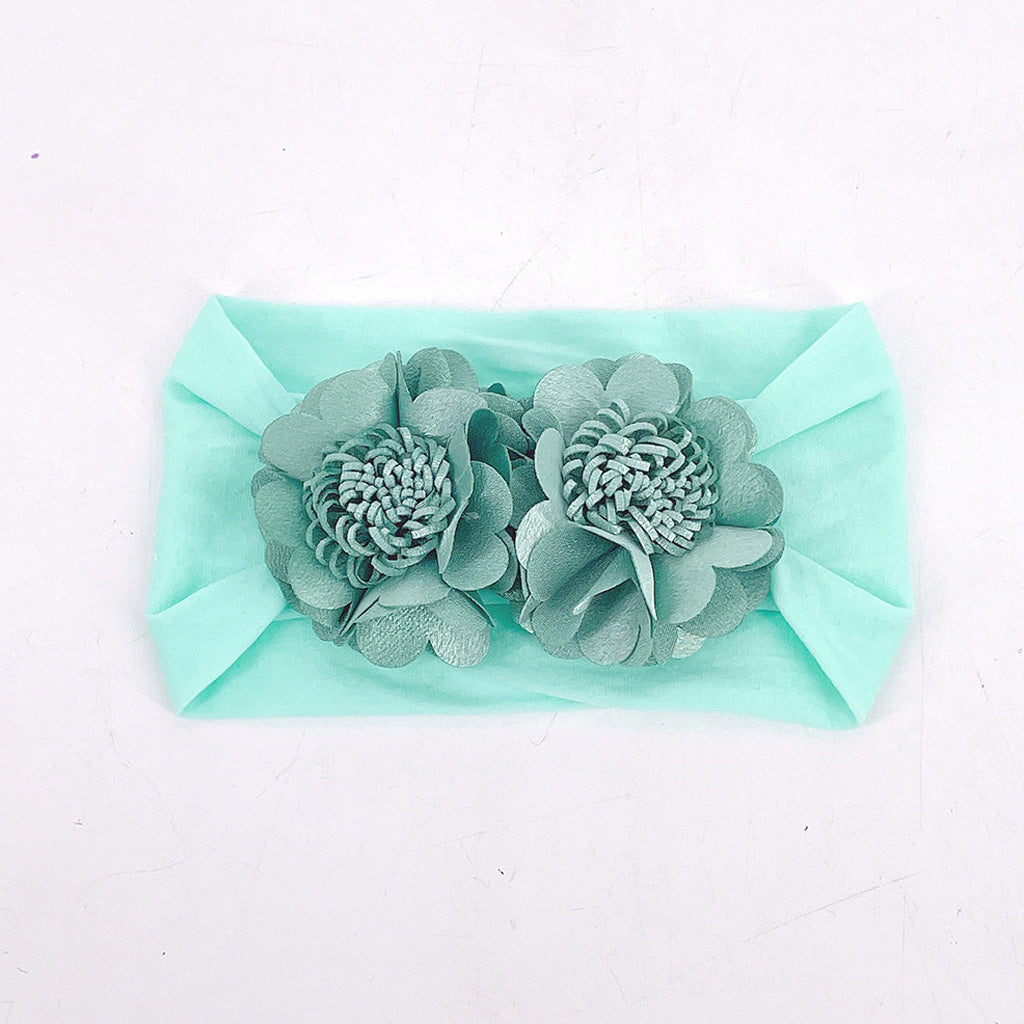 Wide Headband Flower Decor Hair Band for Baby Girls