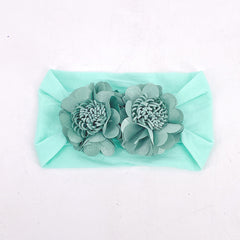 Wide Headband Flower Decor Hair Band for Baby Girls