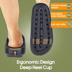 Men's Cloud Slides Pillow Slippers Lightweight Open Toe Shoes