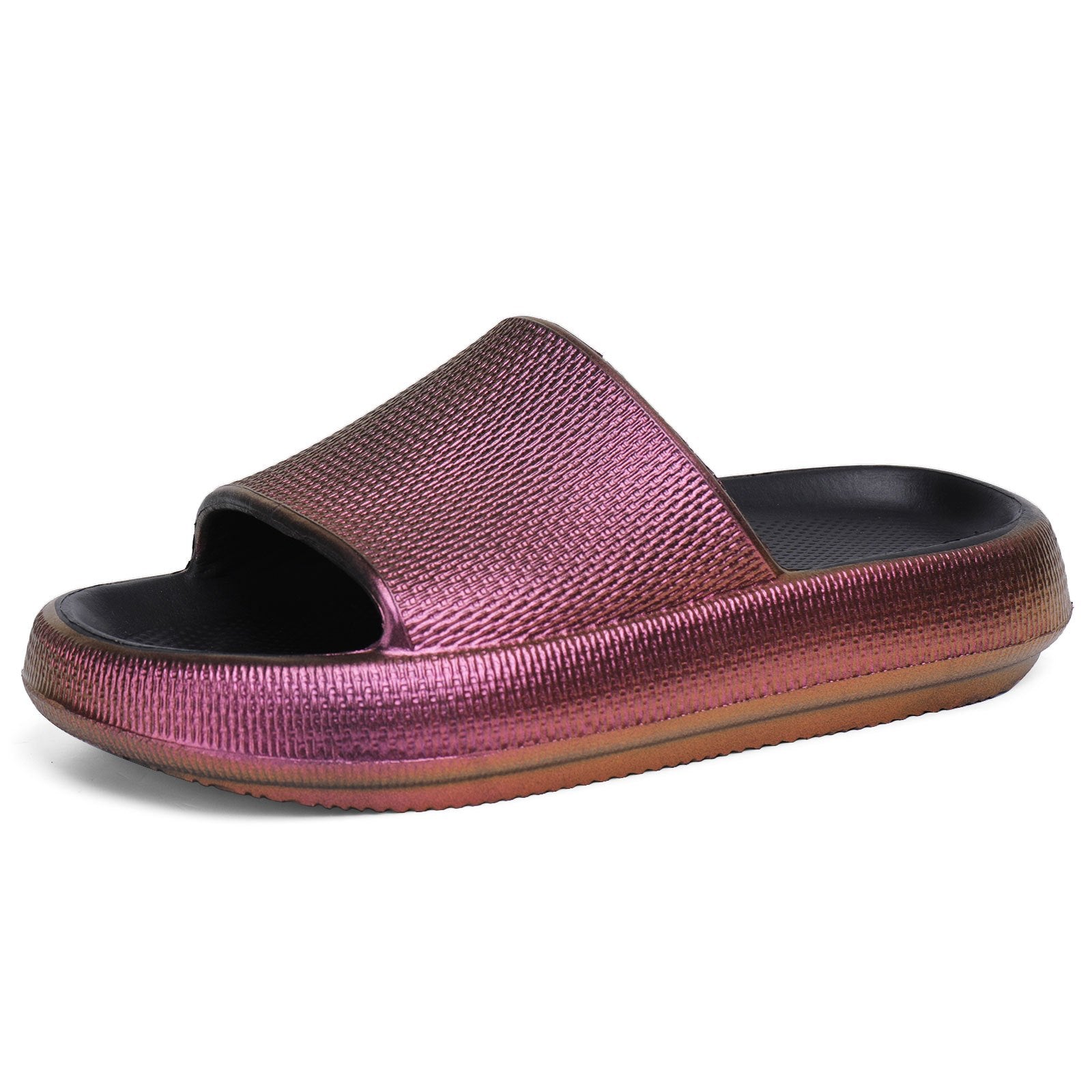 Men's Cloud Slides Pillow Slippers Lightweight Open Toe Shoes