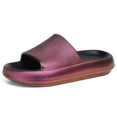 Men's Cloud Slides Pillow Slippers Lightweight Open Toe Shoes