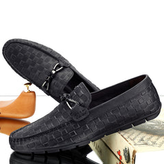 Men's Plaid Loafers Sneakers