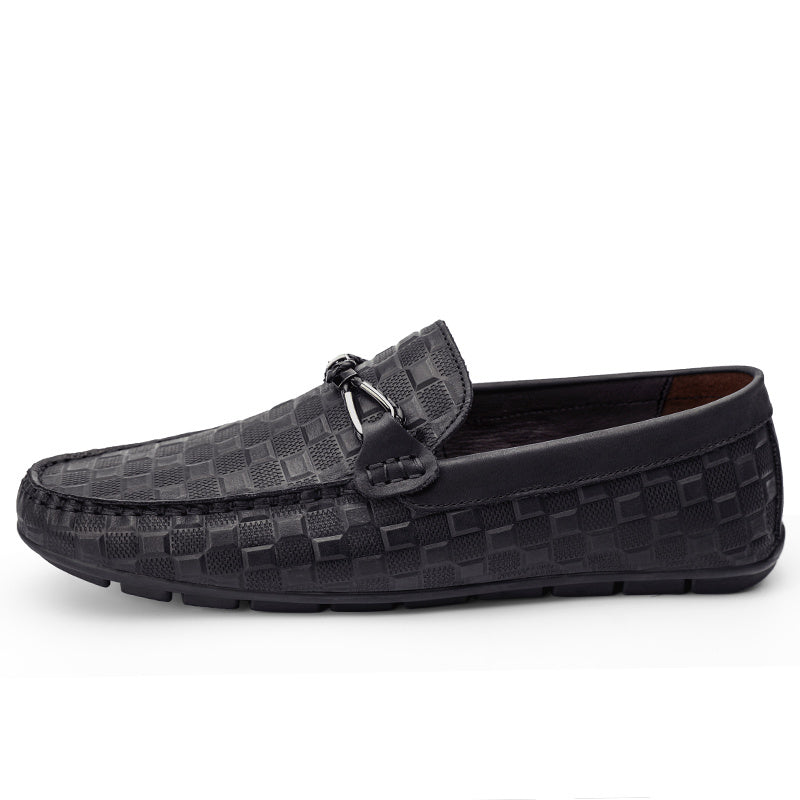 Men's Plaid Loafers Sneakers