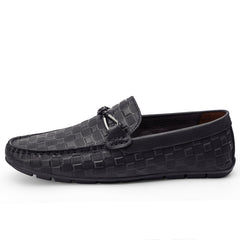Men's Plaid Loafers Sneakers