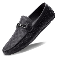 Men's Plaid Loafers Sneakers