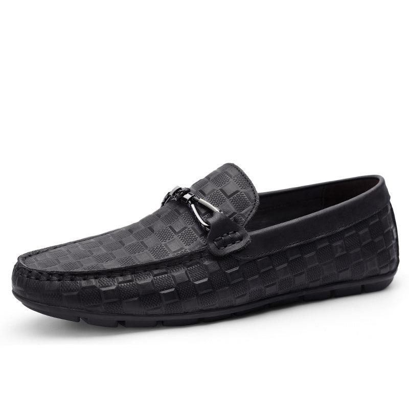 Men's Plaid Loafers Sneakers