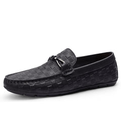 Men's Plaid Loafers Sneakers