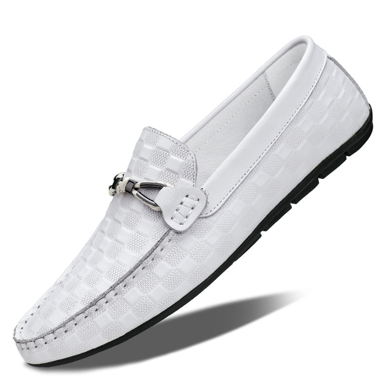 Men's Plaid Loafers Sneakers