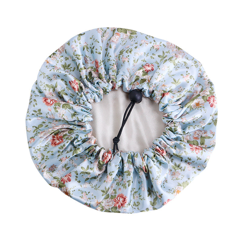 Baby Floral Satin Bonnet Cap for Girls & Boys