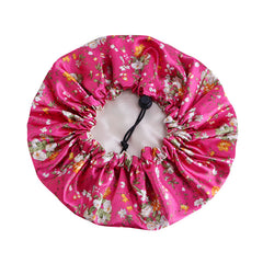 Baby Floral Satin Bonnet Cap for Girls & Boys