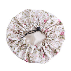 Baby Floral Satin Bonnet Cap for Girls & Boys