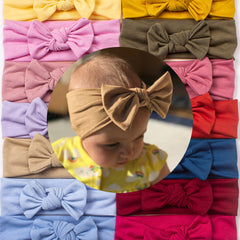 Bow Wide Headbands Elastic Hair Bands Hair Accessories For Baby Boys And Girls