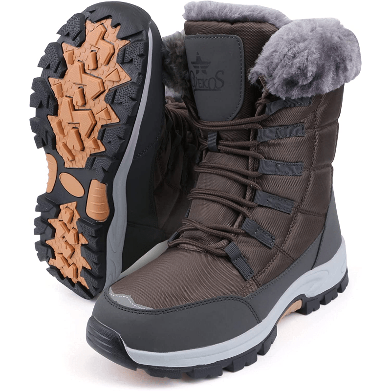 Women's Soft Winter Warm Snow Boots - Outdoor Hiking Boots