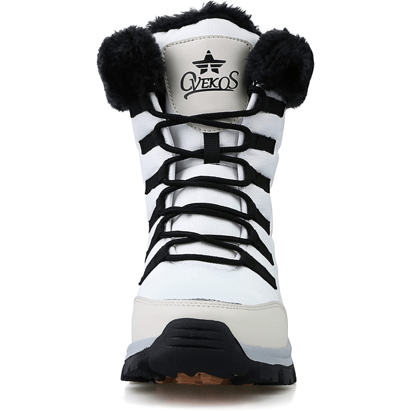 Women's Thermal Snow Boots Waterproof Mid Calf Non Slip Outdoor Hiking Boots