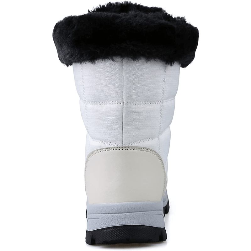 Women's Thermal Snow Boots Waterproof Mid Calf Non Slip Outdoor Hiking Boots