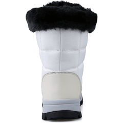 Women's Thermal Snow Boots Waterproof Mid Calf Non Slip Outdoor Hiking Boots