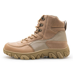 Men's Suede Snow Boots Warm Plush Lining Shoes For Outdoor Winter