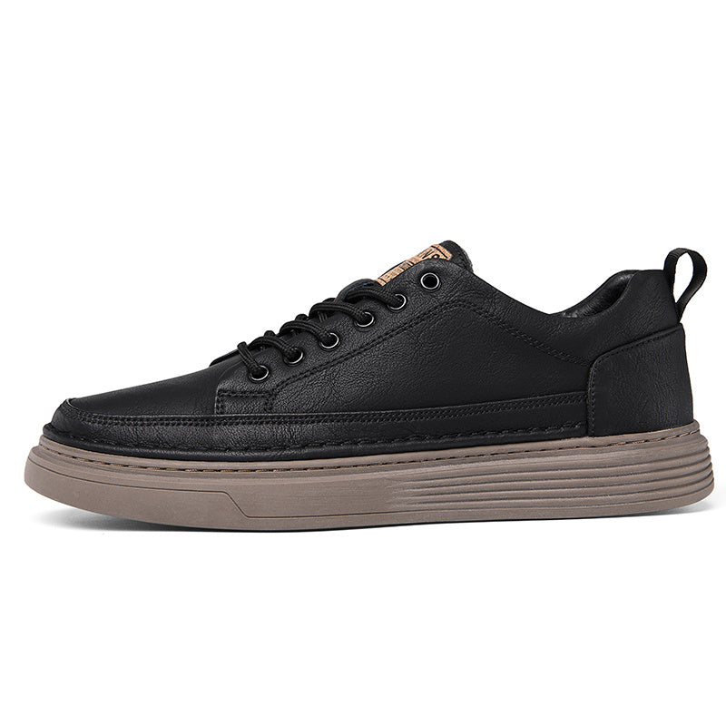Men's Casual Lace Up Skate Shoes Lightweight Non slip Sneakers