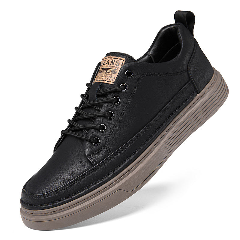 Men's Casual Lace Up Skate Shoes Lightweight Non slip Sneakers