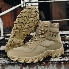 Men's Waterproof Snow Boots Anti-skid Comfortable Hiking Shoes
