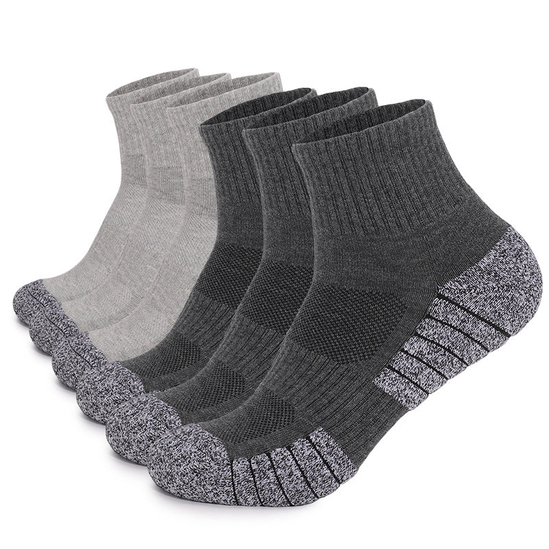 Moisture Wicking Padded Hiking Socks for All Seasons, 1 Pair