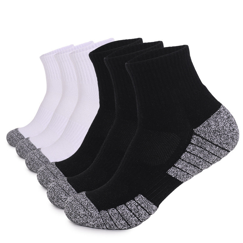 Moisture Wicking Padded Hiking Socks for All Seasons, 1 Pair