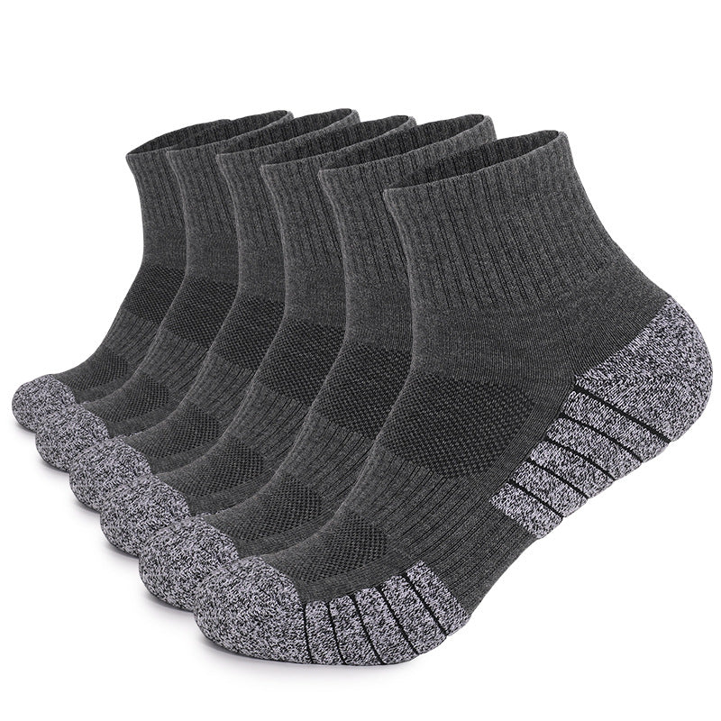 Moisture Wicking Padded Hiking Socks for All Seasons, 1 Pair
