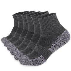 Moisture Wicking Padded Hiking Socks for All Seasons, 1 Pair