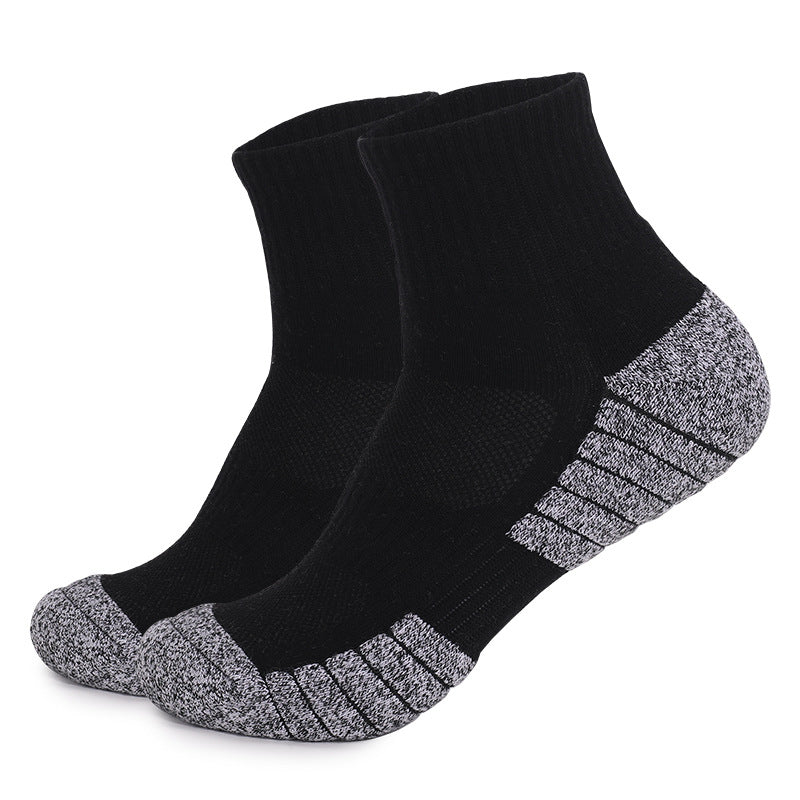 Moisture Wicking Padded Hiking Socks for All Seasons, 1 Pair