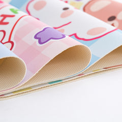 Bear & Bunny Waterproof Mouse Pad for Girls' Dorms