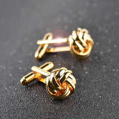 Classic Knot Cufflinks For Wedding Work Business Shirt Cufflinks