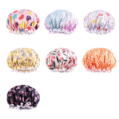 Baby Waterproof Bathing Shower Hat Shower Elastic Caps Sleeping Cap
