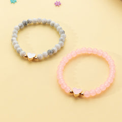 Heart Beaded Bracelet for Baby Girls