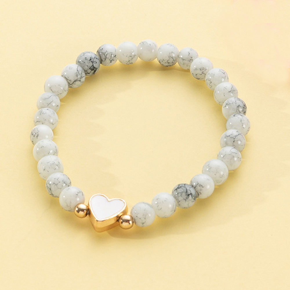 Heart Beaded Bracelet for Baby Girls