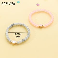 Heart Beaded Bracelet for Baby Girls