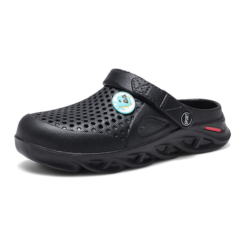 Men's Lightweight Open Back Clogs Mesh Bathing Shoes