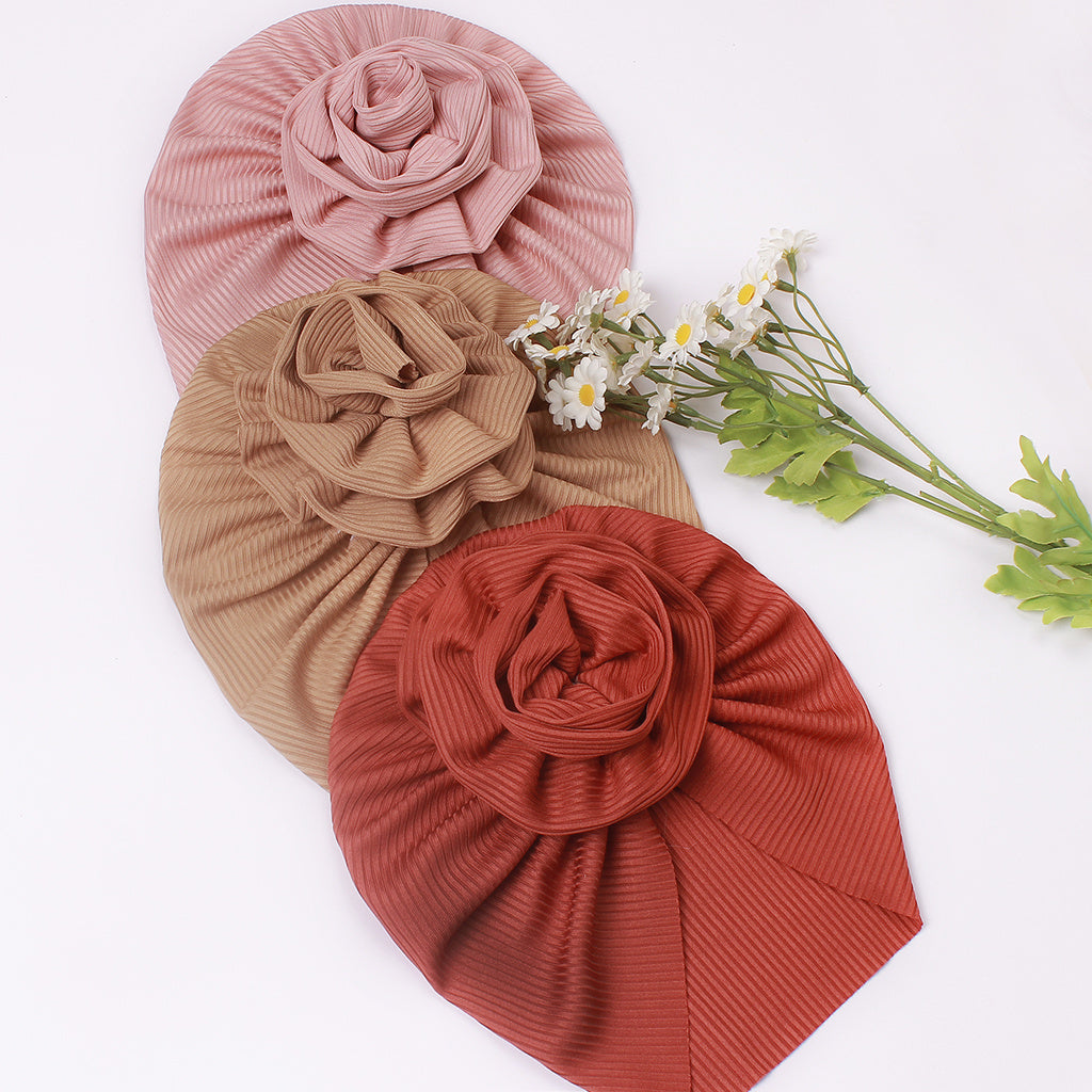 Solid Turban Headband for Baby Boys and Girls