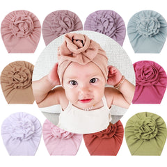 Solid Turban Headband for Baby Boys and Girls