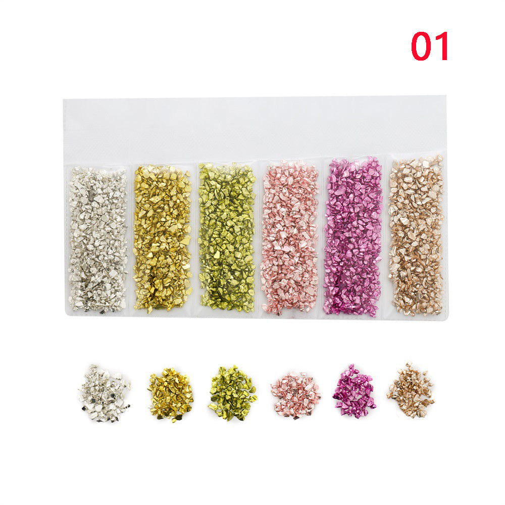 Crushed Glass Stones Resin Fillings Crystal UV Epoxy Filler DIY Crafts