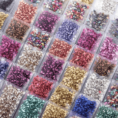 Crushed Glass Stones Resin Fillings Crystal UV Epoxy Filler DIY Crafts