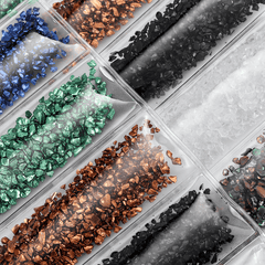 Crushed Glass Stones Resin Fillings Crystal UV Epoxy Filler DIY Crafts