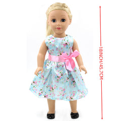Doll Clothes Fit 18" Girl Dolls Uniform Dress Dress Up Costumes