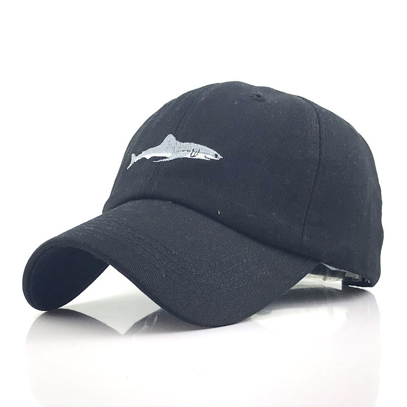 Shark Embroidery Baseball Cap