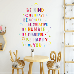Cartoon Math Number Charts Wall Stickers for Nursery Kids Room
